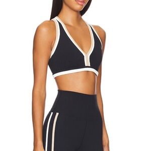 Beach Riot Black and Cream Cropped Pants
